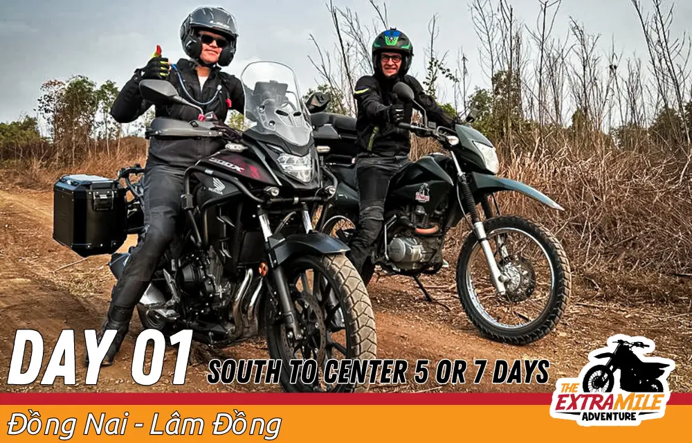 Day 1 - Vietnam - Cross Country - South to Center 5 or 7 Days - The Extra Mile Adventure Motorbike Tours