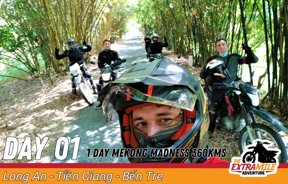 Day 1 - Vietnam - Mekong Delta - 1 Day Mekong Madness 360kms - The Extra Mile Adventure Motorbike Tours