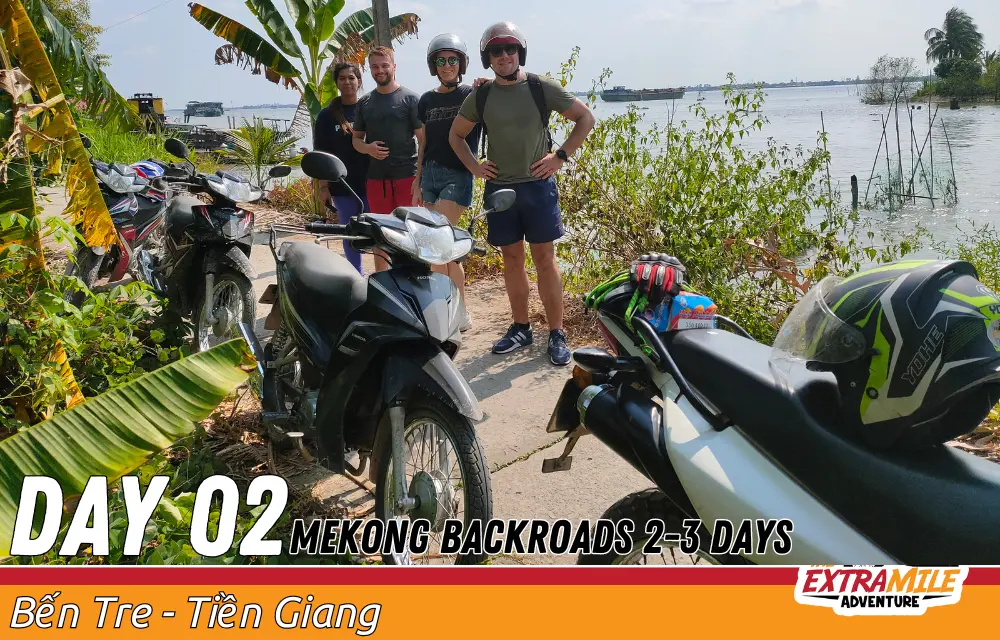 Day 2 - Vietnam - Mekong Delta - Mekong Backroads 2-3 days - The Extra Mile Adventure Motorbike Tours