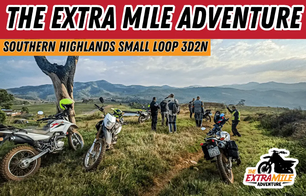 The extra mile adventure Tigit Motorbikes Southern Highland small loop